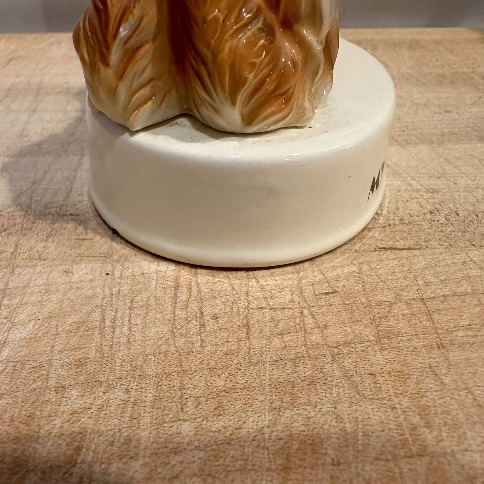 Pekinese Dog Ceramic Figurine I Love My Dog 3” George Good Vintage Gift Idea