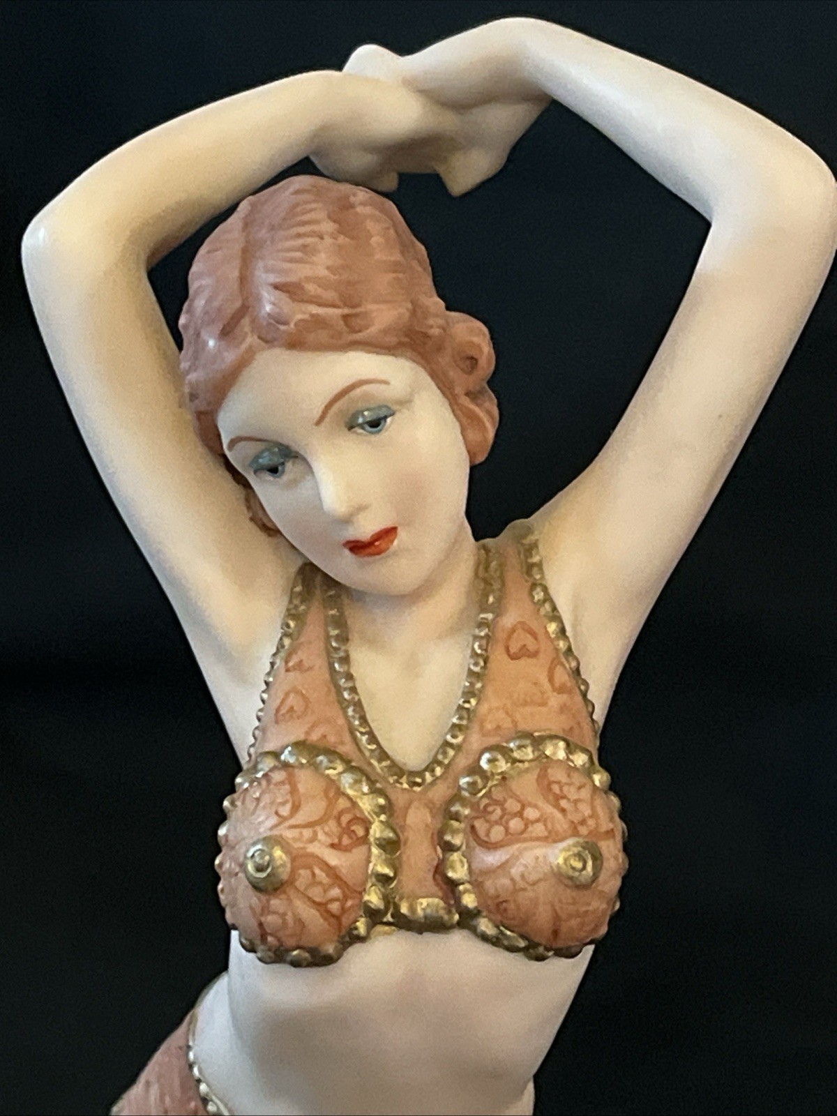 Veronese 1997 Belly Dancer Figurine. 9 1/2” tall. Hand Painted.