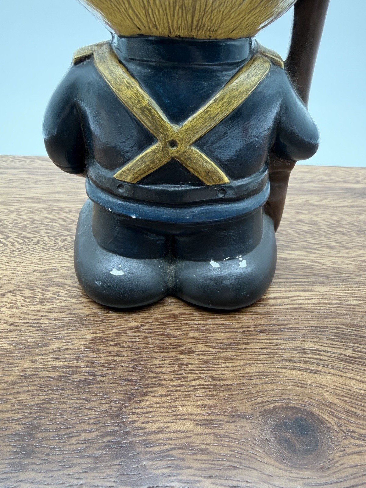 Vintage Ceramic Toy Soldier Figurine, Hand-Painted, Marked “SF 80”, None like it