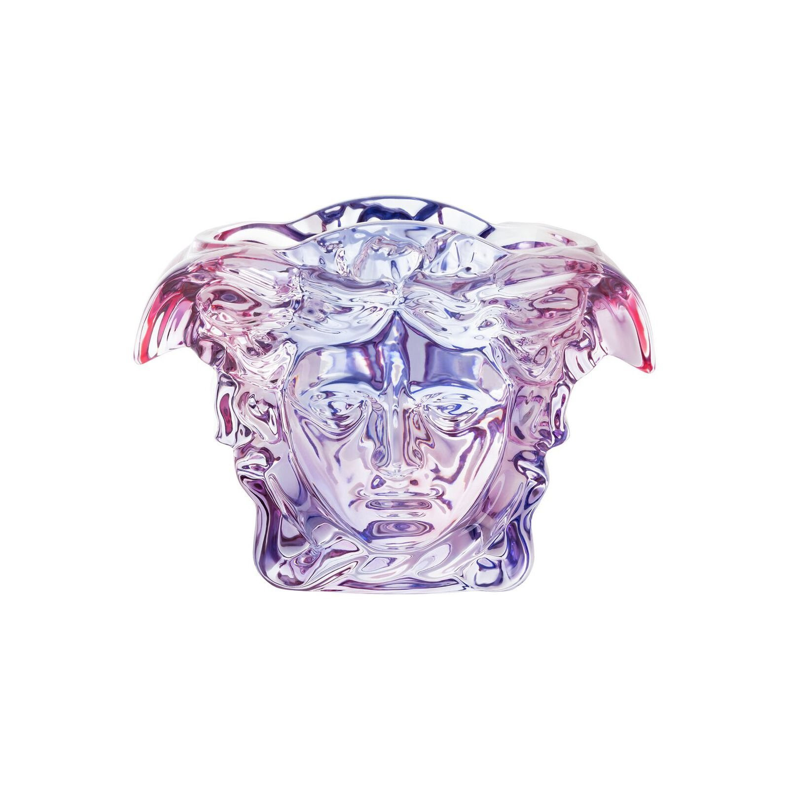Versace Rosenthal Medusa Grande Porcelain Vase 19cm Pink-Blue 69183-321678-47019