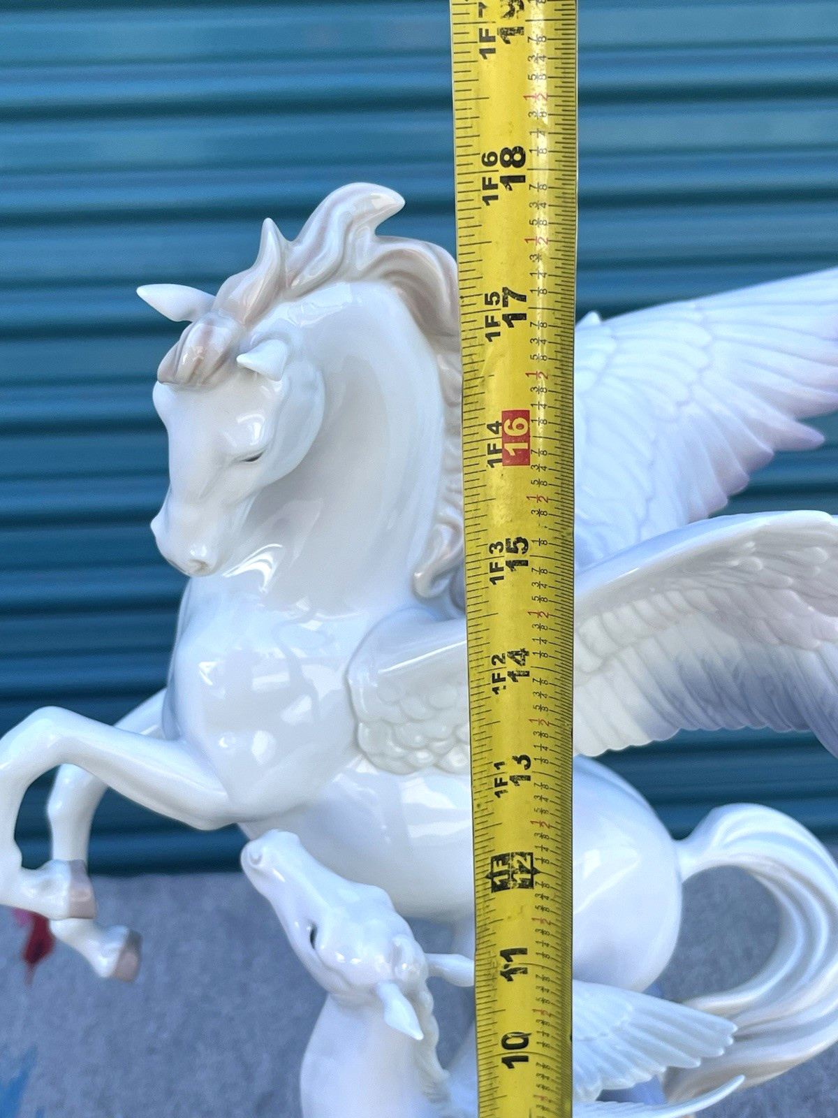 Lladro Pegasus #1778 Porcelain Figurine & Base LE 18″ Signed Fantasy & Legends