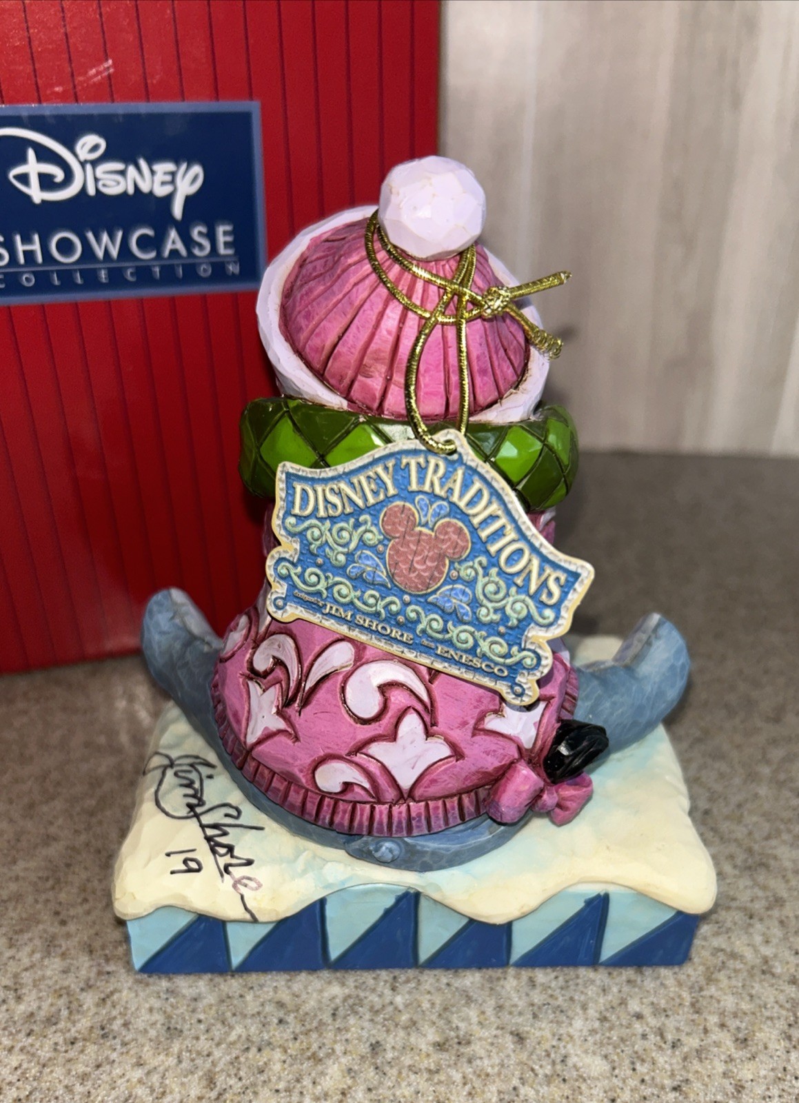 SIGNED Jim Shore Disney Traditions Eeyore Waiting For Spring Figurine 4057940