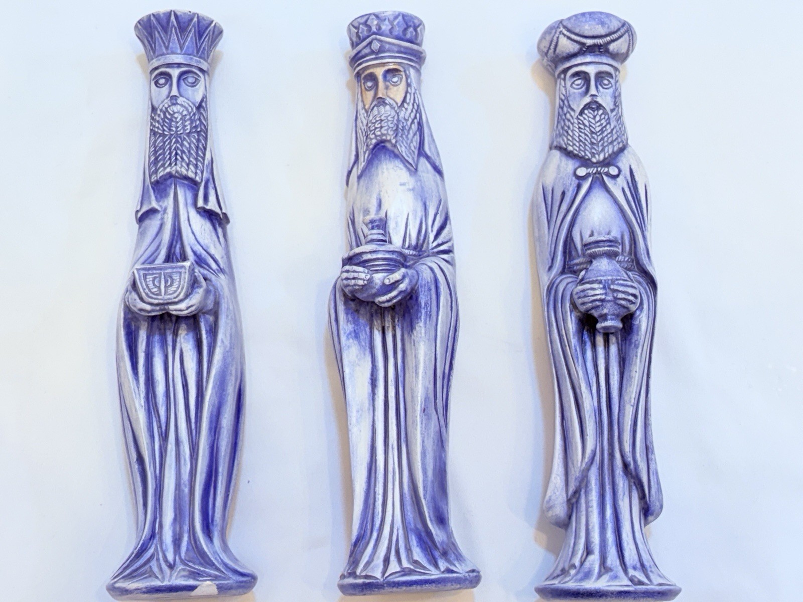 Greek Statues; (“Three Wise Men”).