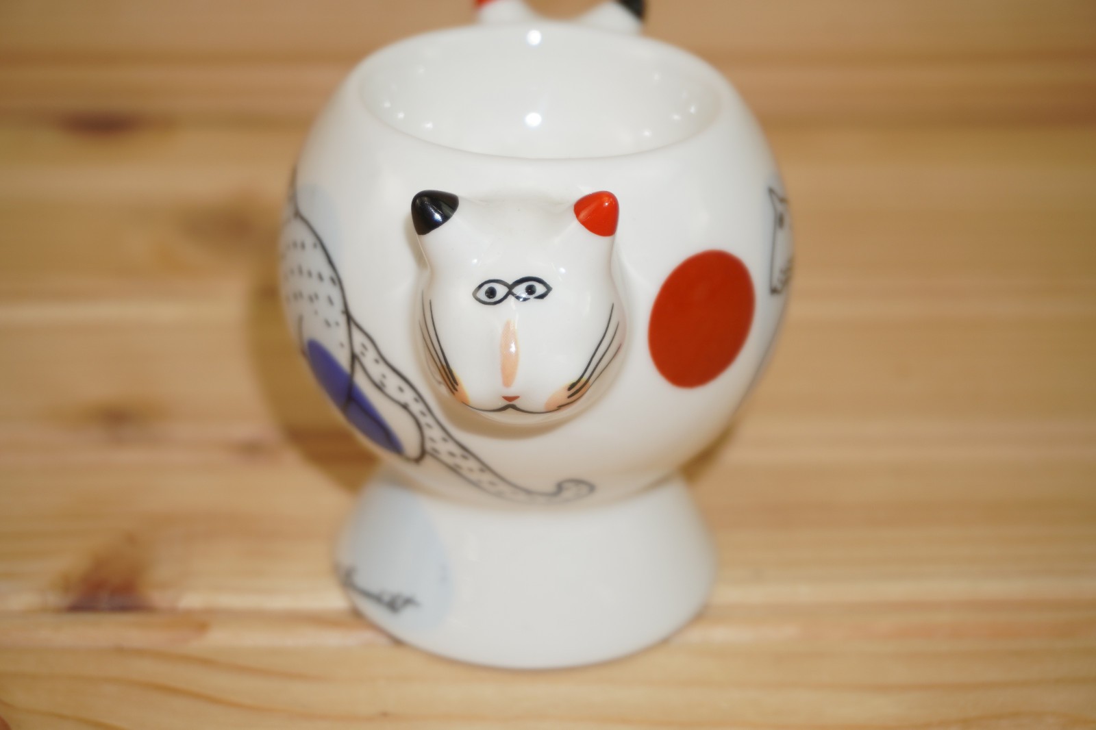 Villeroy & Boch Animal Park Cats Egg Cup, 2 7/8″ (#10) (G45)