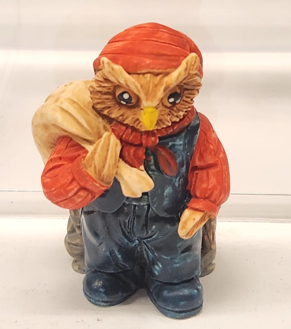 1991 JC OWL Mother Child DOCTOR GRANDMA Waiter CHEF Banker People Figurine