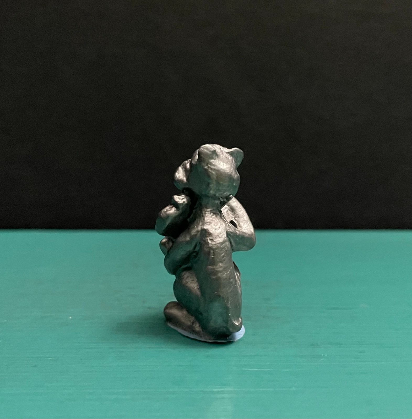 HTF Michael Ricker Pewter Peewee Cat Fiddle Violin Orchestra Band Music Figurine