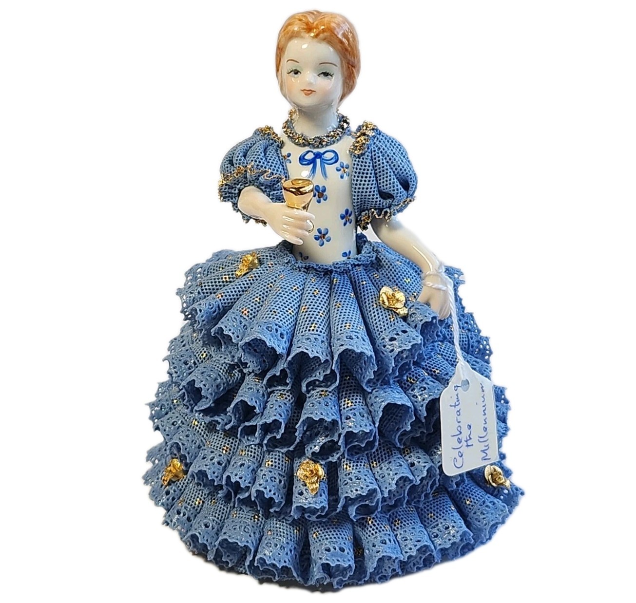 Muller Volkstedt Irish Dresden Celebrating Millenium Limited Edition Figurine
