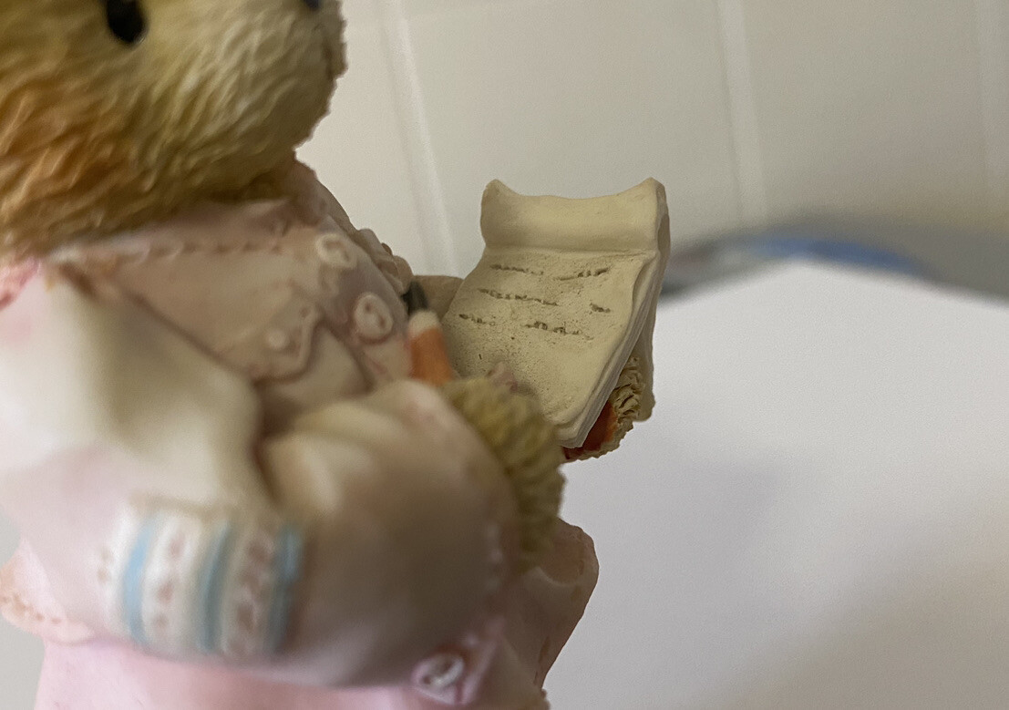 Hilary Hugabear 1995 Members Cherished Teddies 3.75” P. Hillman Figurine In Box