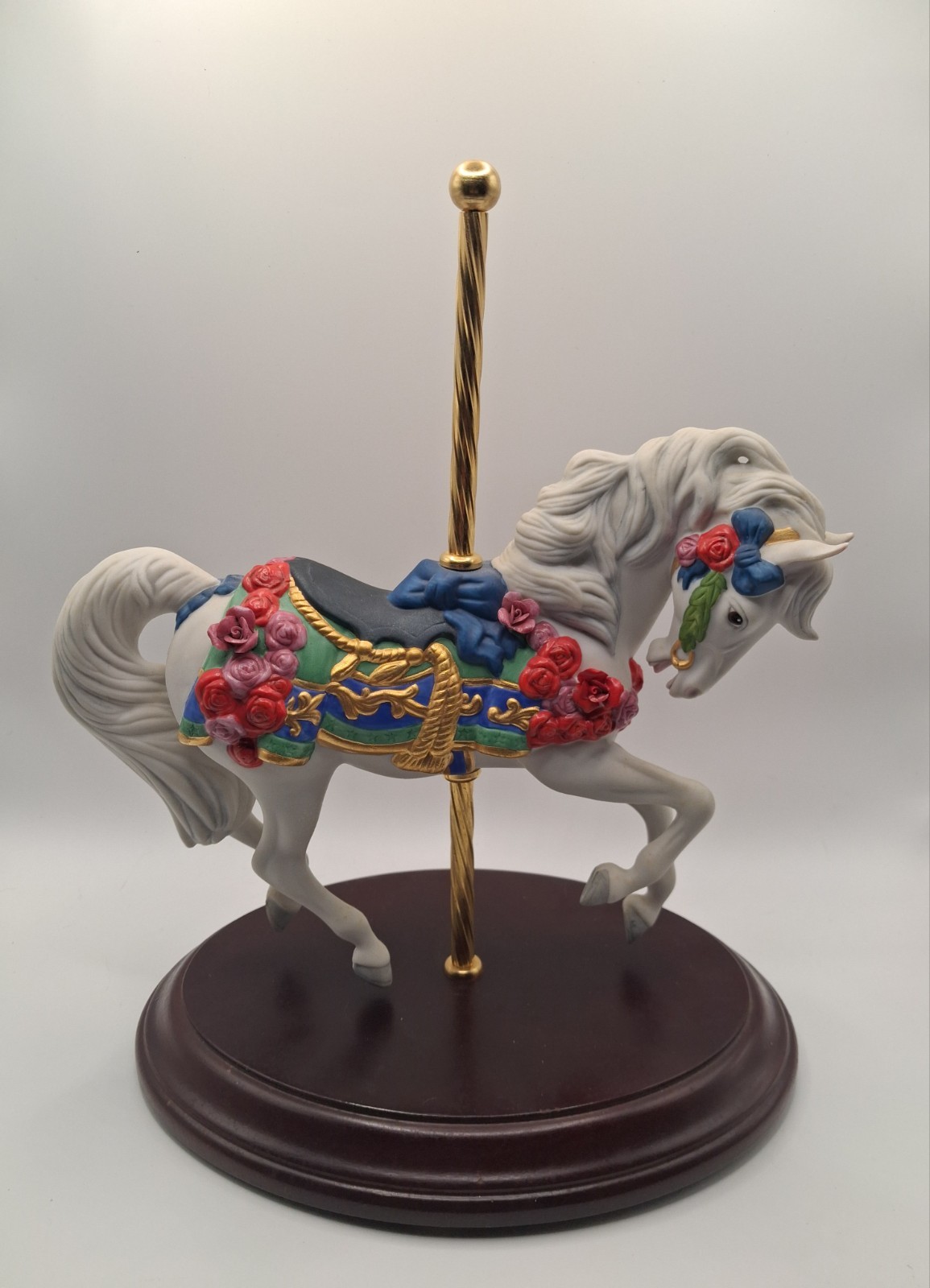 FRANKLIN MINT Carousel Enchantment Horse Porcelain Figurine Lynn Lupetti 1998