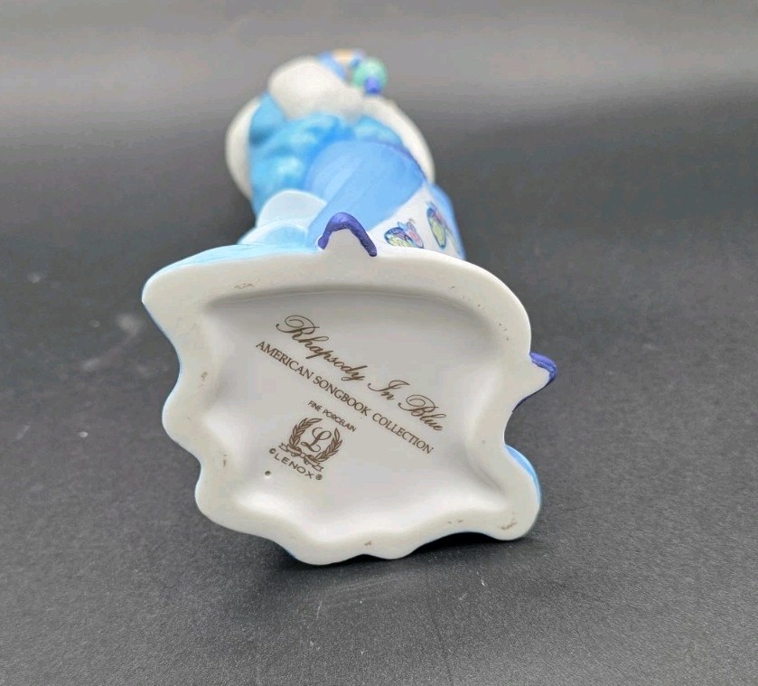 Lenox American Songbook Collection Rhapsody in Blue Porcelain Figurine Vintage