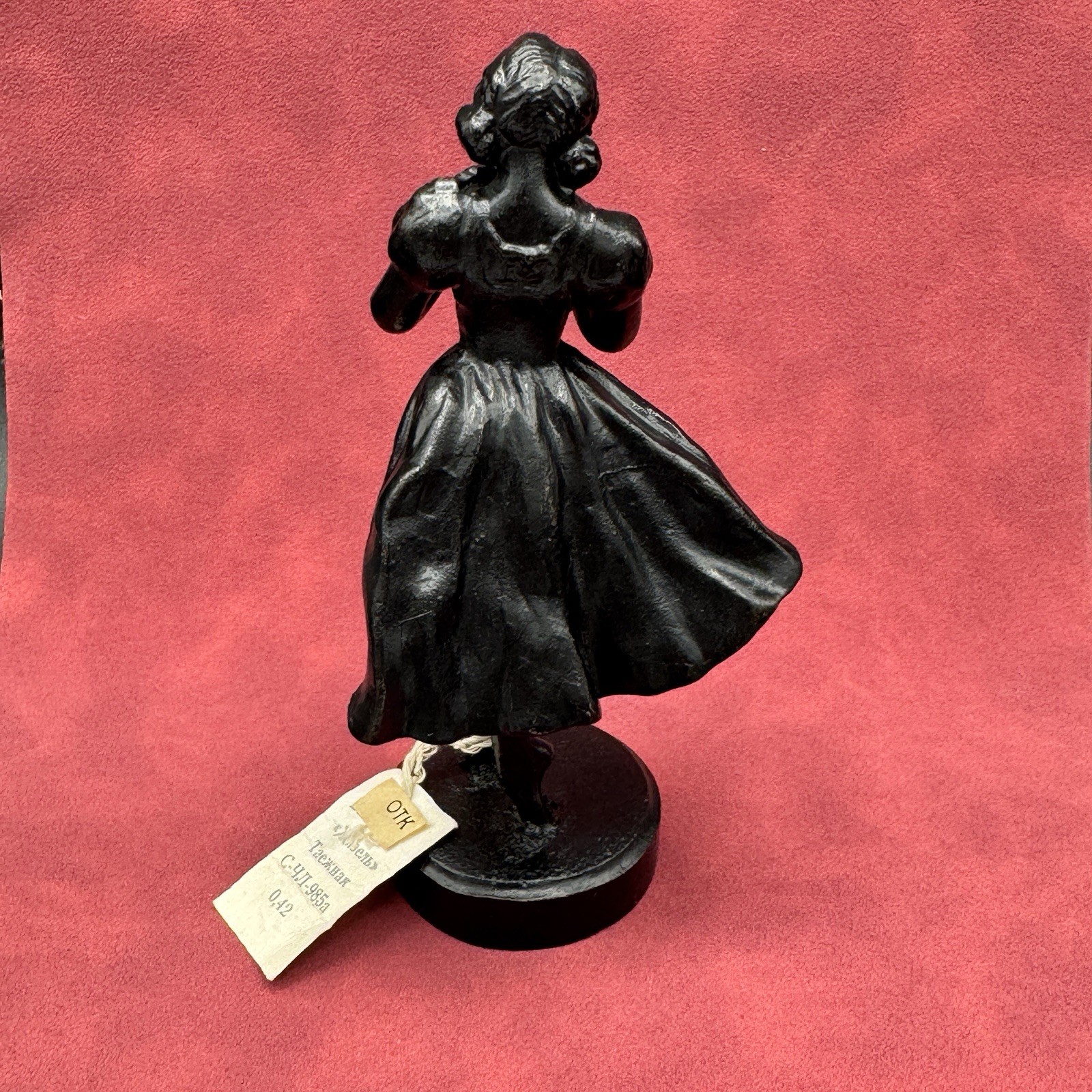 Rare Kasli Cast Iron Ballerina Figurine Sculpture Authentic Original USSR Russia
