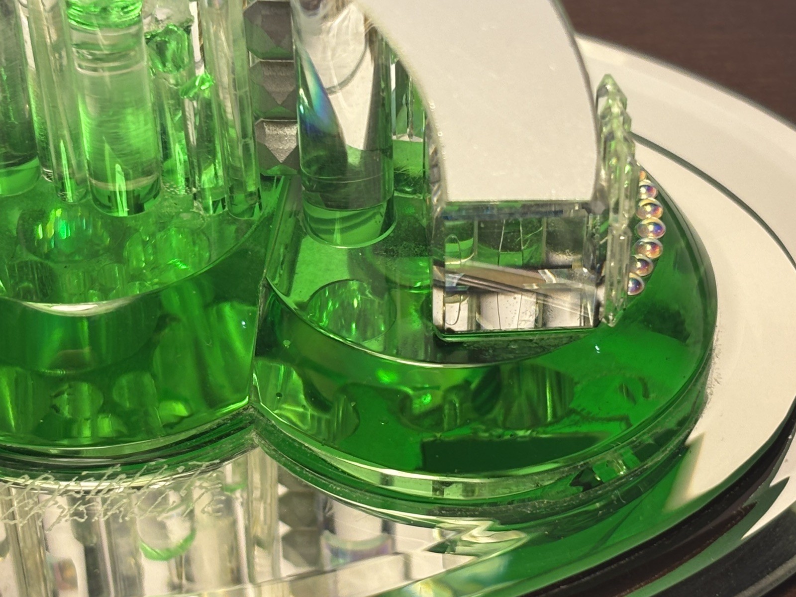 Rare Wizard of Oz “The Emerald City” Glass Sculpture by Crystallite Limited