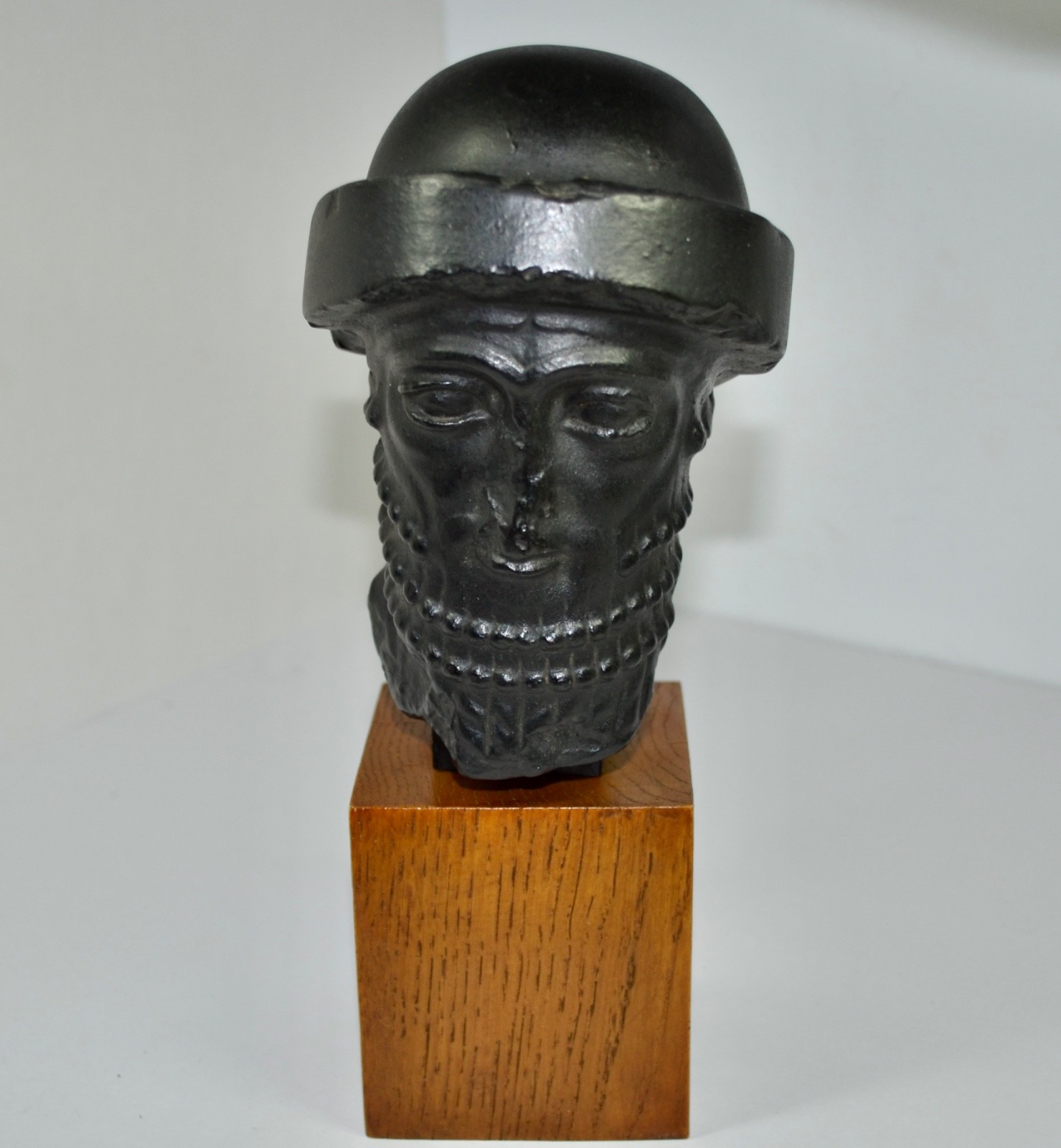 Royal Hammurabi Diorite Head Bust/Statue Replica Musee Du Louvre Paris France