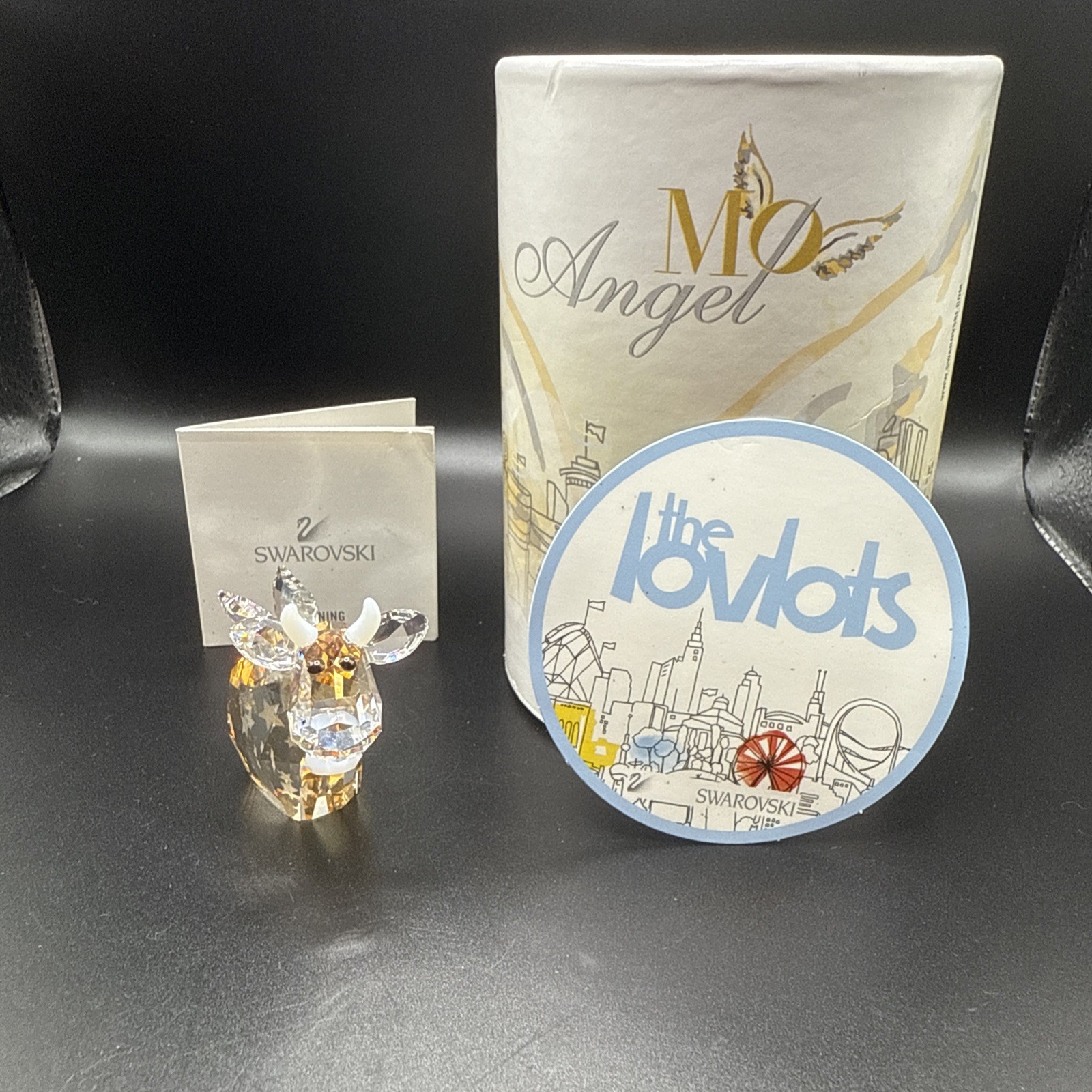 NIB Swarovski Lovlots Angel Mo Limited Edition 2012 Crystal Figurine #1139966