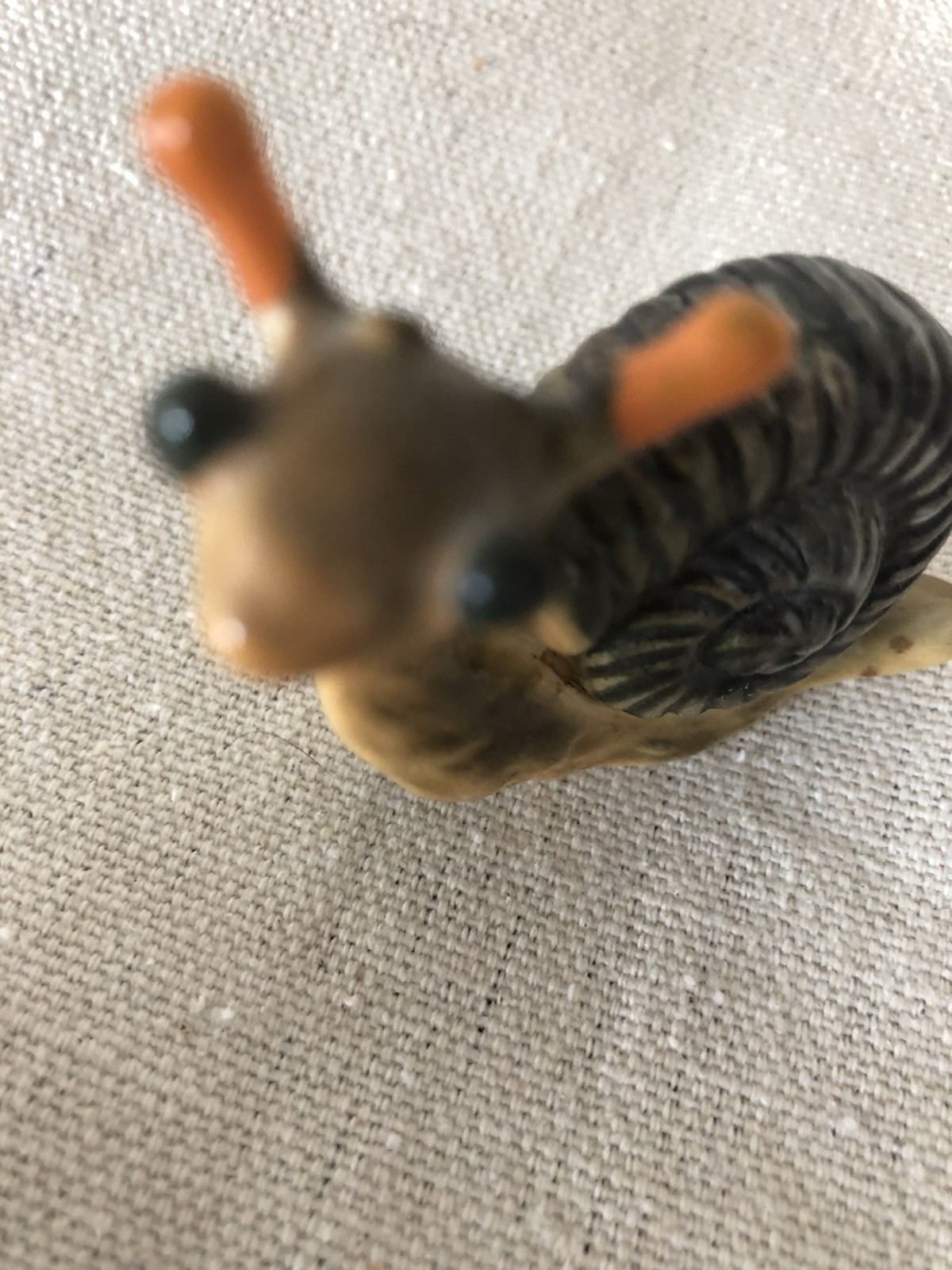 Cute Vintage Ceramic Snail From The 1960’s Mint Condition Lots Of Detail