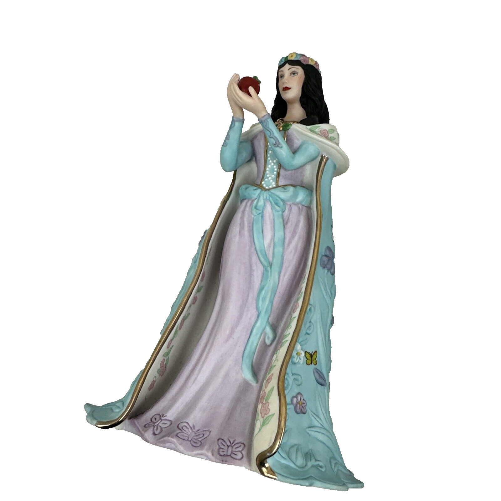 Snow White The Legendary Princesses Lenox Fine Porcelain Sculpture Holds Apple
