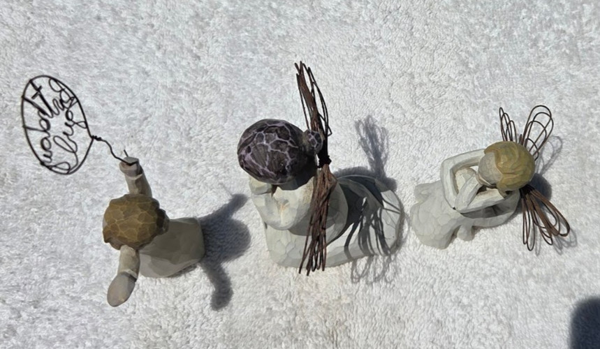 Willow Tree Figurine Lot of 6 Birthday Girl Irish Charm Angel Healing Prayer