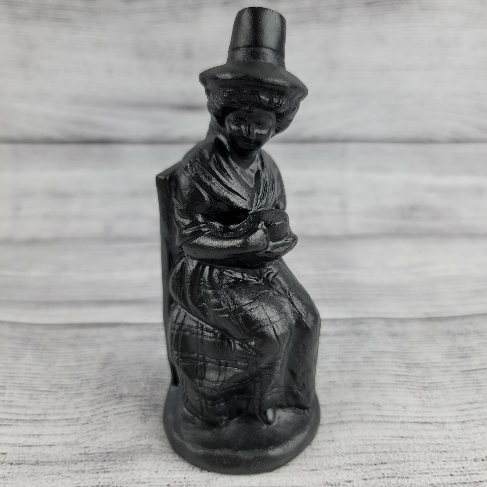 WELSH Wales COAL FIGURE – TRADITIONAL WELSH WOMAN FIGURINE