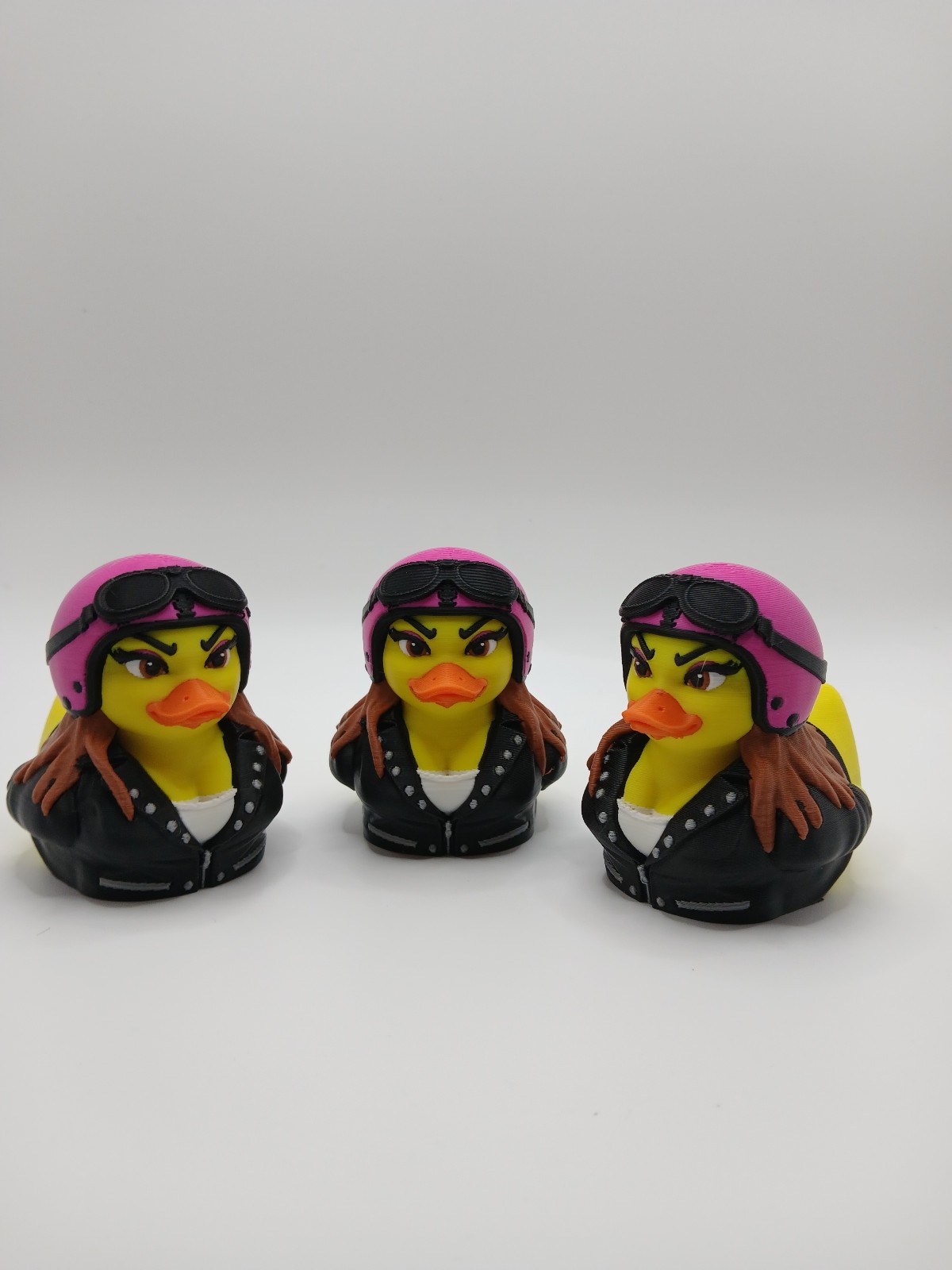 Lady Biker Duck
