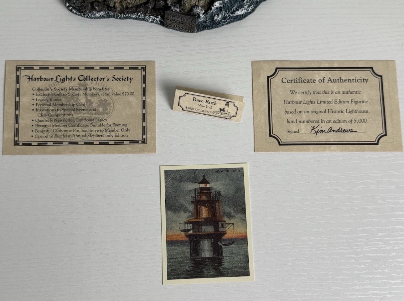 Harbour Lights Lighthouses Sankaty Head, MA #250 And Race Rock New York #272