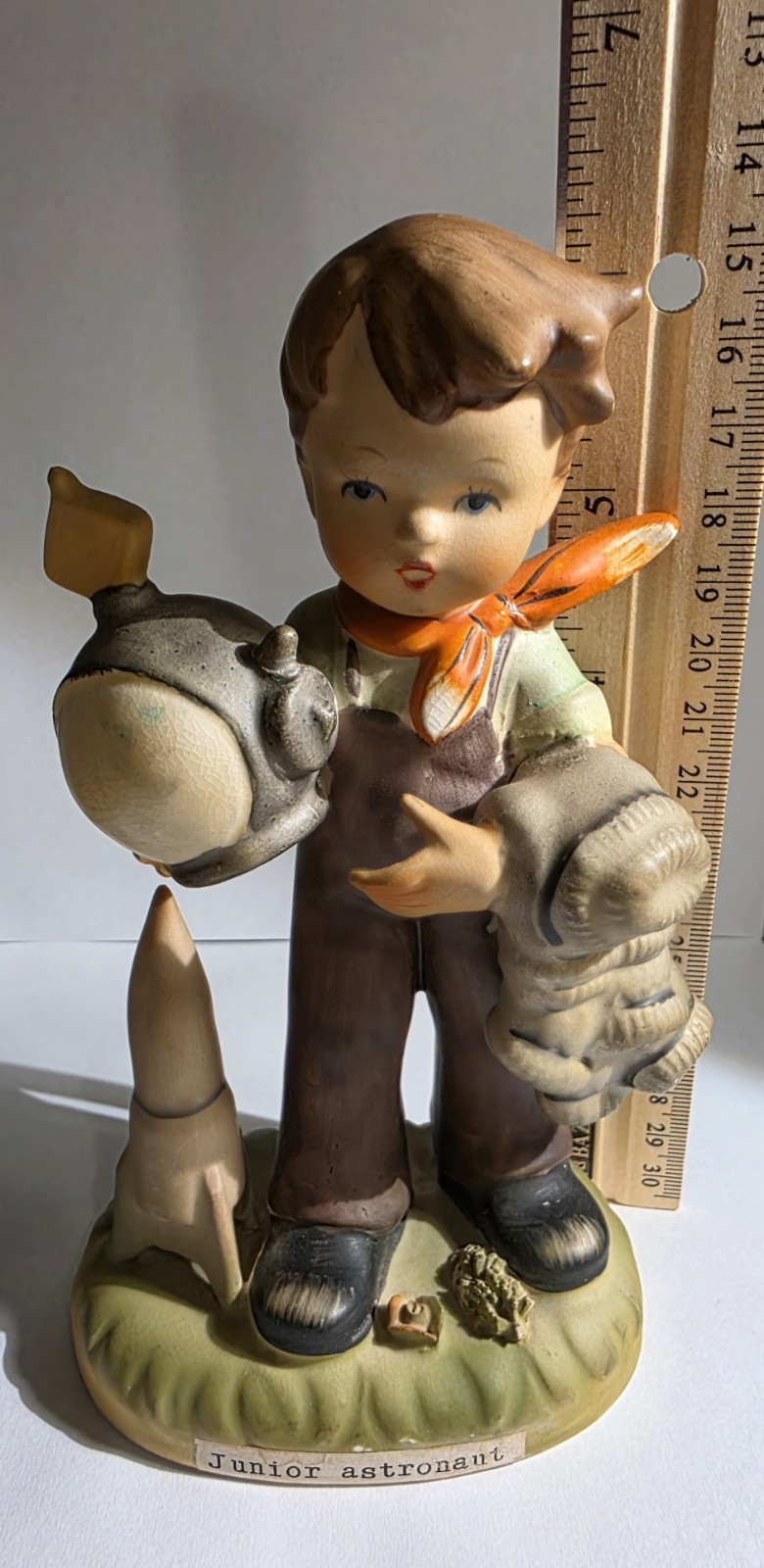 Vintage Goebel Hummel Style Junior Astronaut Boy Figurine, Erich Stauffer U8588