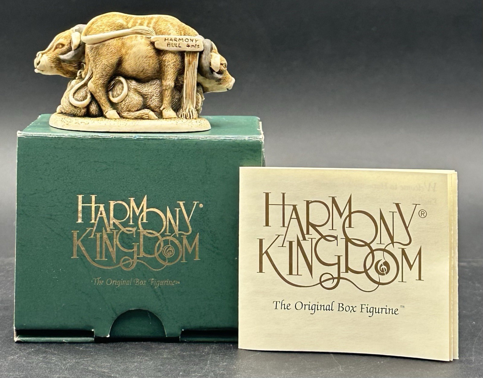 Harmony Kingdom Bull Bulls Parkwest Exclusive Limited Figurine Trinket Box