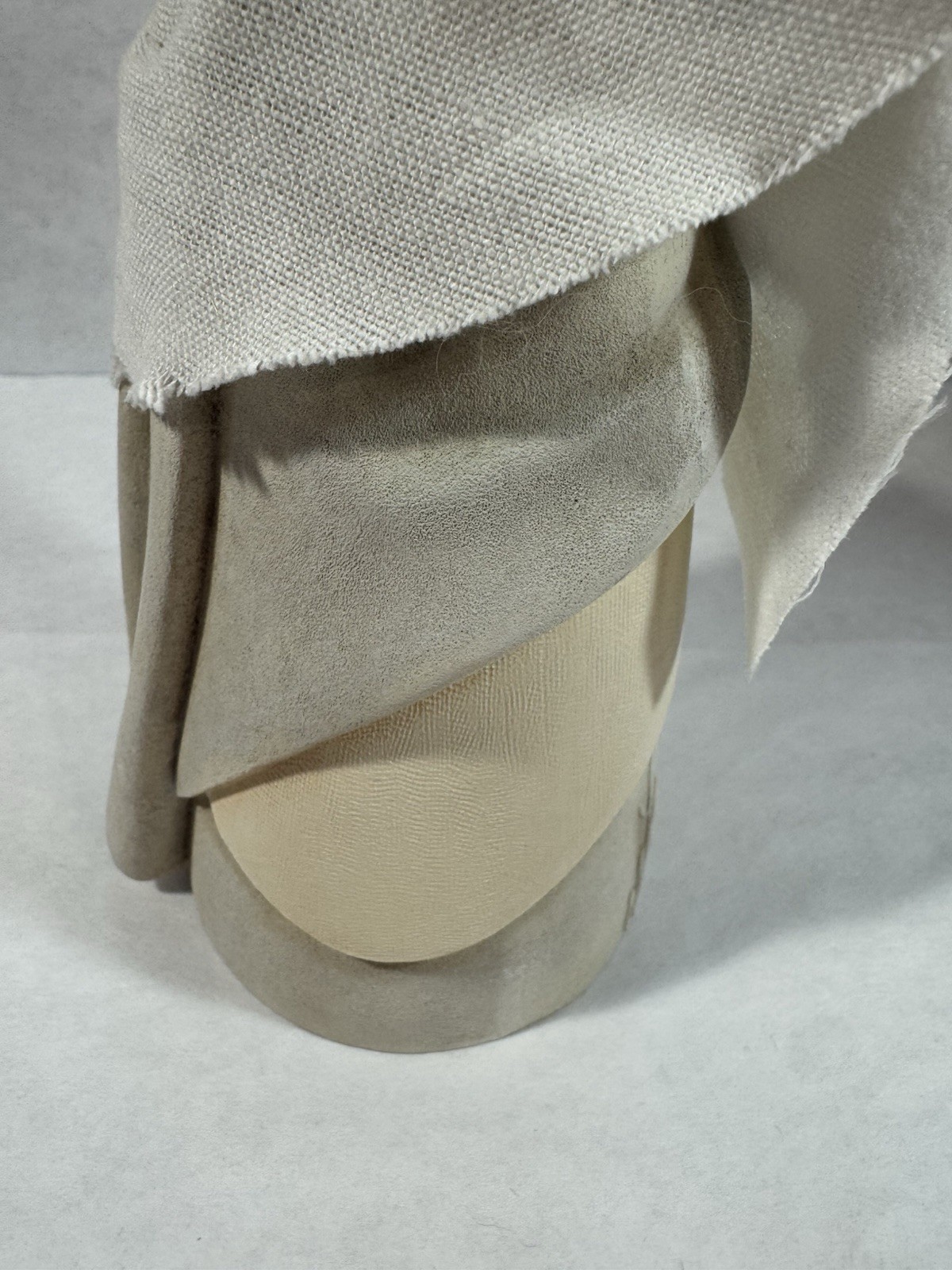 Jesus Christ Ask Seek Knock Stone Resin Figure Foundations 2008 Enesco #4015047