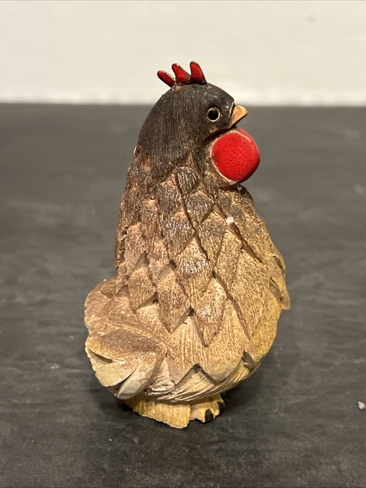 Artesania Rinconada Sunrise Rooster Classic Retired Pottery 3.75” Tall