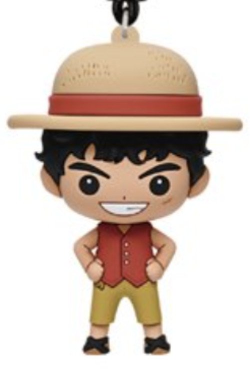 One Piece Netflix Live Action Series 2 Figural Bag Clip 3 Inch Luffy
