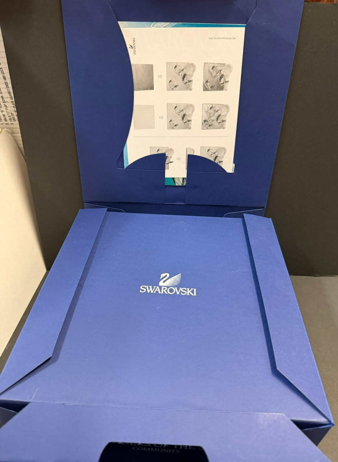 Swarovski Crystal Wonders of the Sea Community Figurine Set in Original Box