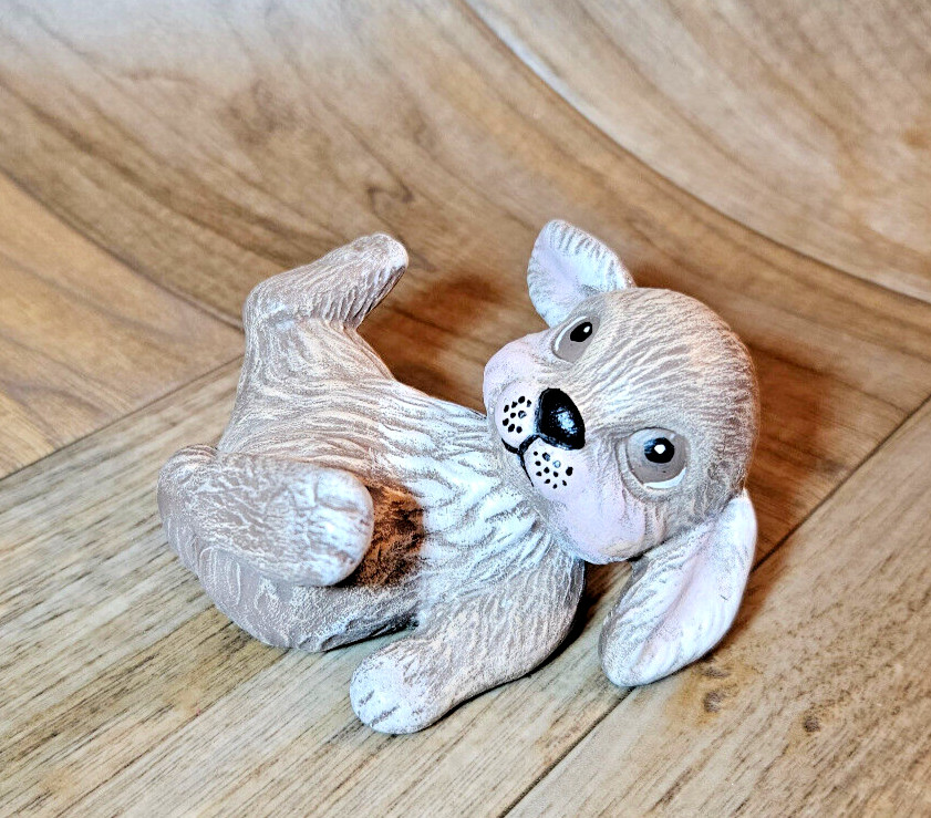 Vintage Hand Painted Ceramic Long-ear Bunny Rabbit 80s SCIOTO Hollow-mold