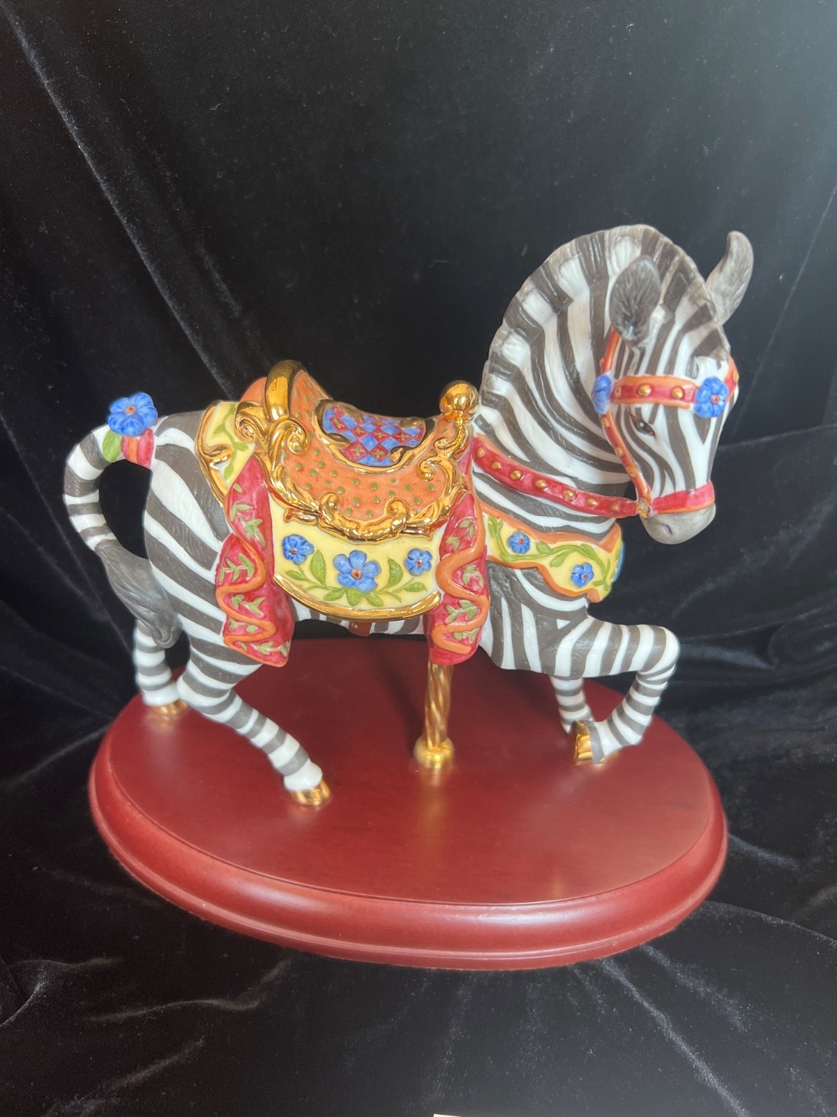 Lenox Carousel Zebra 2006 Limited Edition Of 3500–excellent! COA!