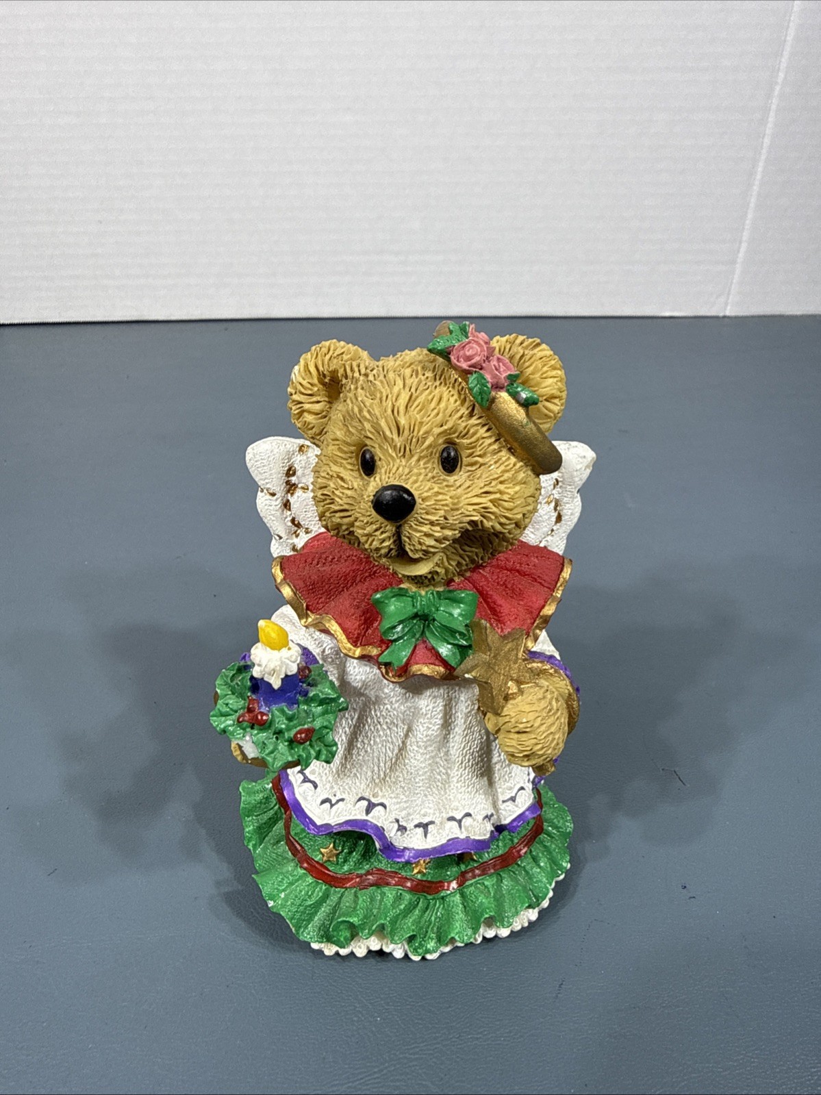 Little angle bear figurine Resin