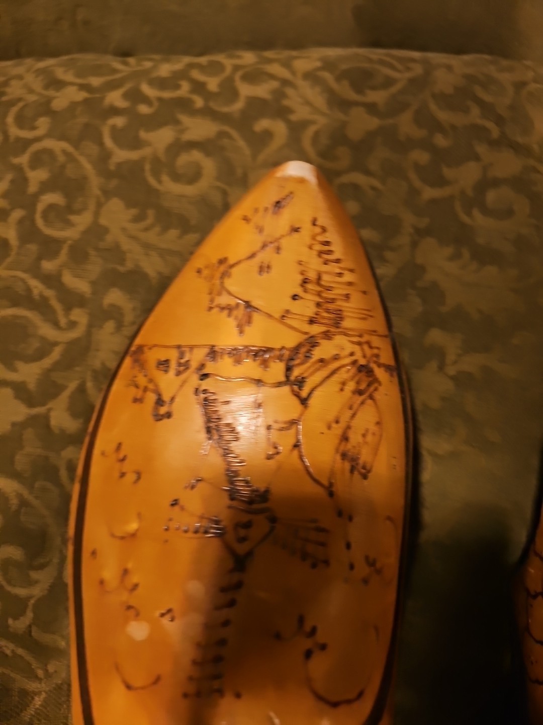 DUTCH WOODEN CLOGS 29 CM SIZE 45 MADE HOLLAND HAND CARVED TRADITIONAL SHOES 13.5