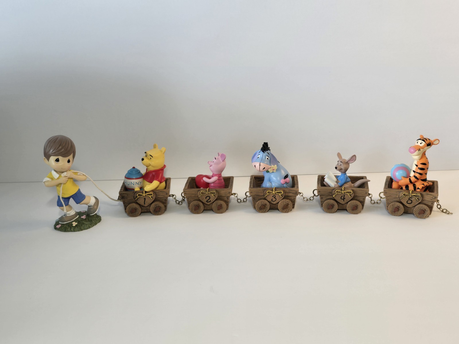 Precious Moments Winnie the Pooh Birthday Train Car Age 1 2 3 4 5 Eeyore Tigger