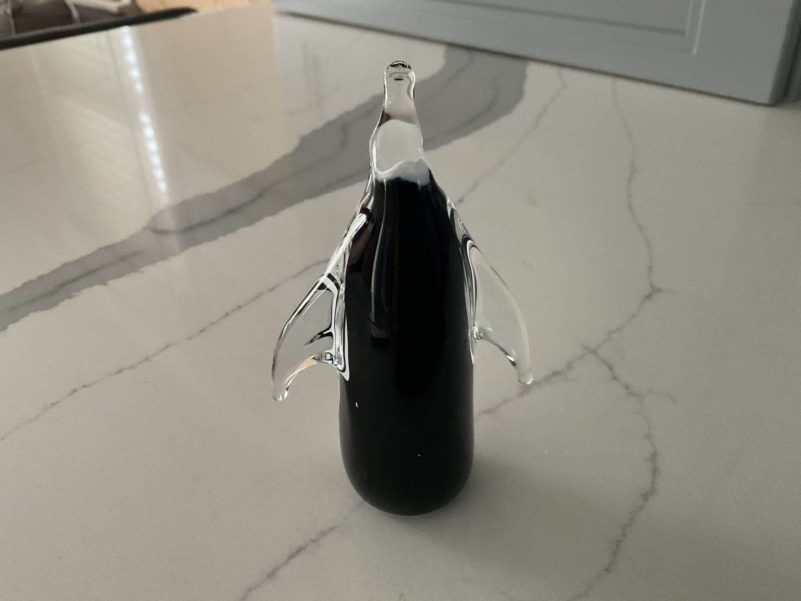 Penguin Glass Figurine Art Glass FM Konstglas Ronneby