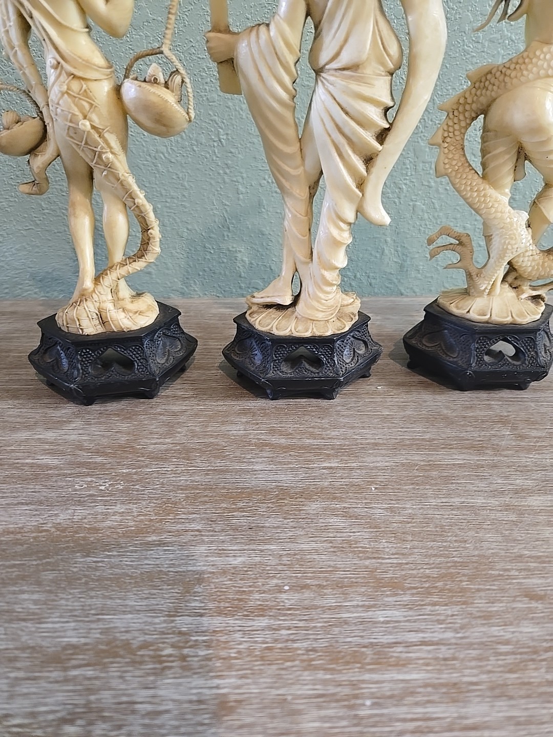 3 Roman Fontanini Depose Italy Sculpture Figurines Vintage 10 In Resin/Celluloid