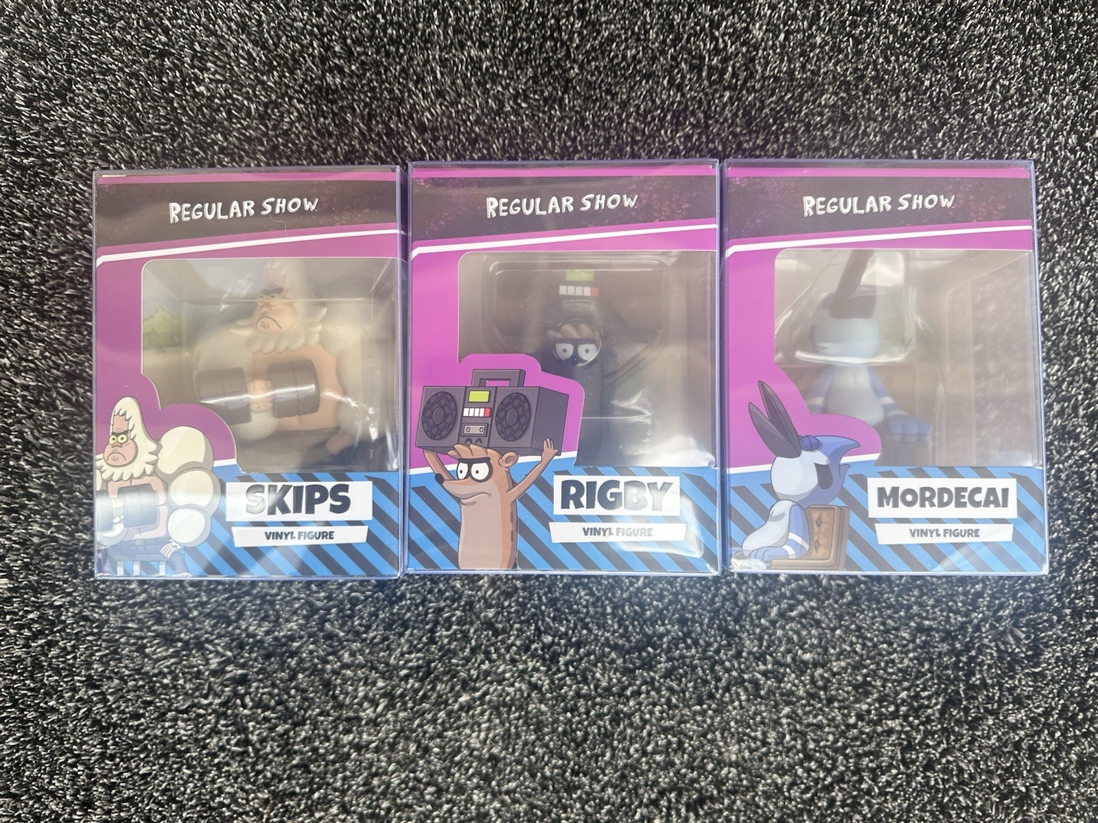 YouTooz x Regular Show Set Of 3 Rugby, Mordecai, Skips In Hand Ships ASAP