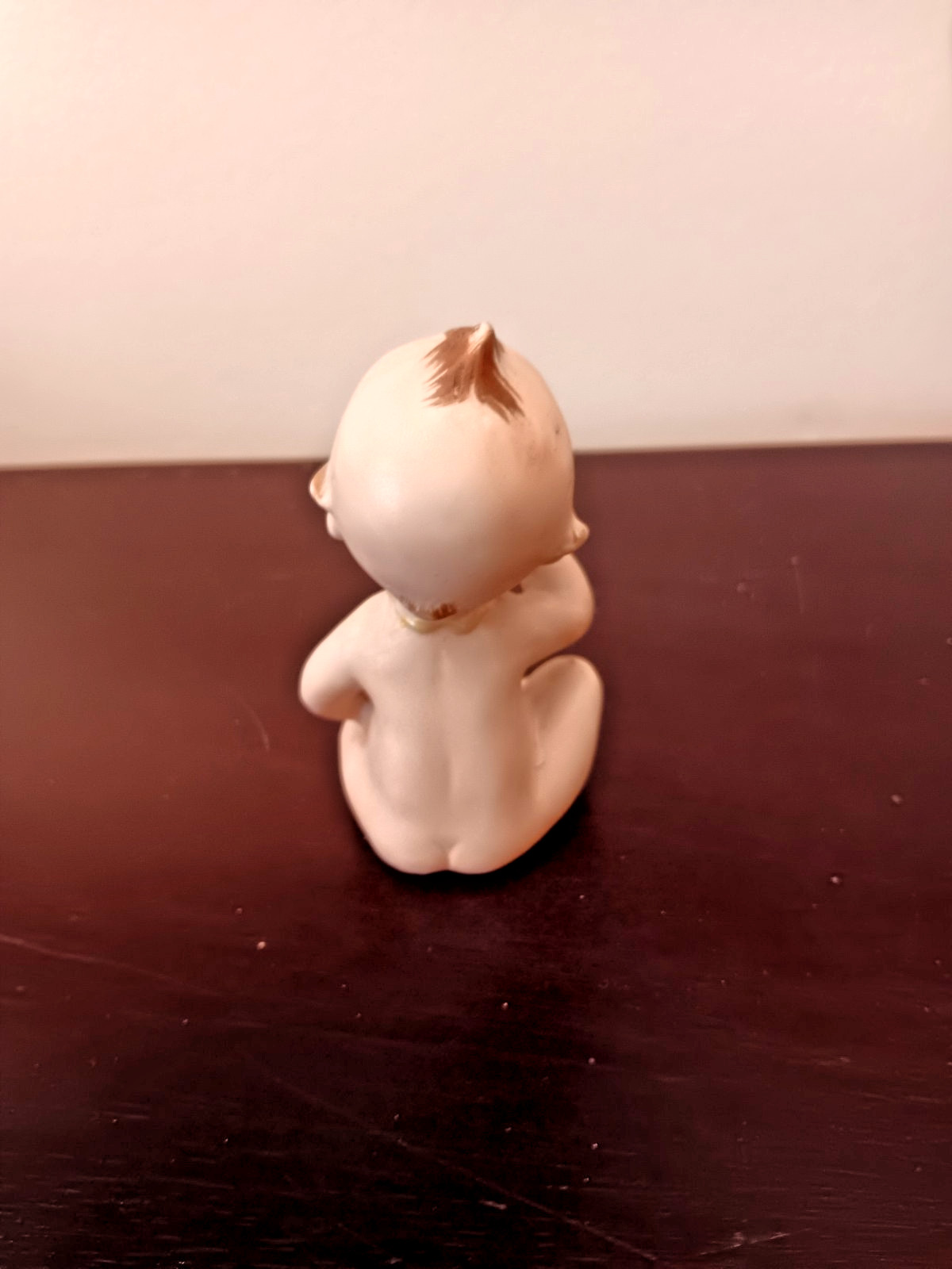 Porcelain Bisque Crying Baby Kewpie Doll Figurines Set of 2 Vintage