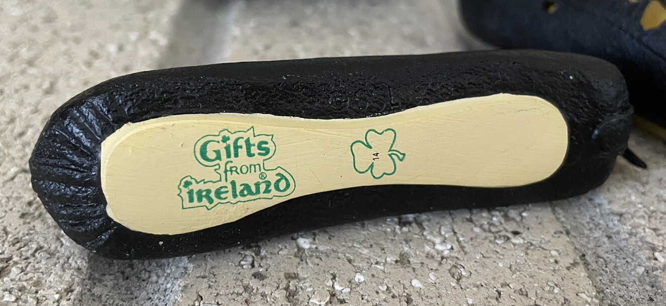 Dancing Pumps Miniature Irish Dancing Footwear Gifts from Ireland Resin Footwear