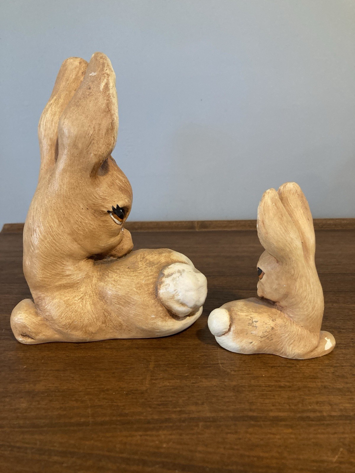 Vintage FAWN Mom & Bambi Deer Baby MOORCRAFT Tinkerware England Figurine