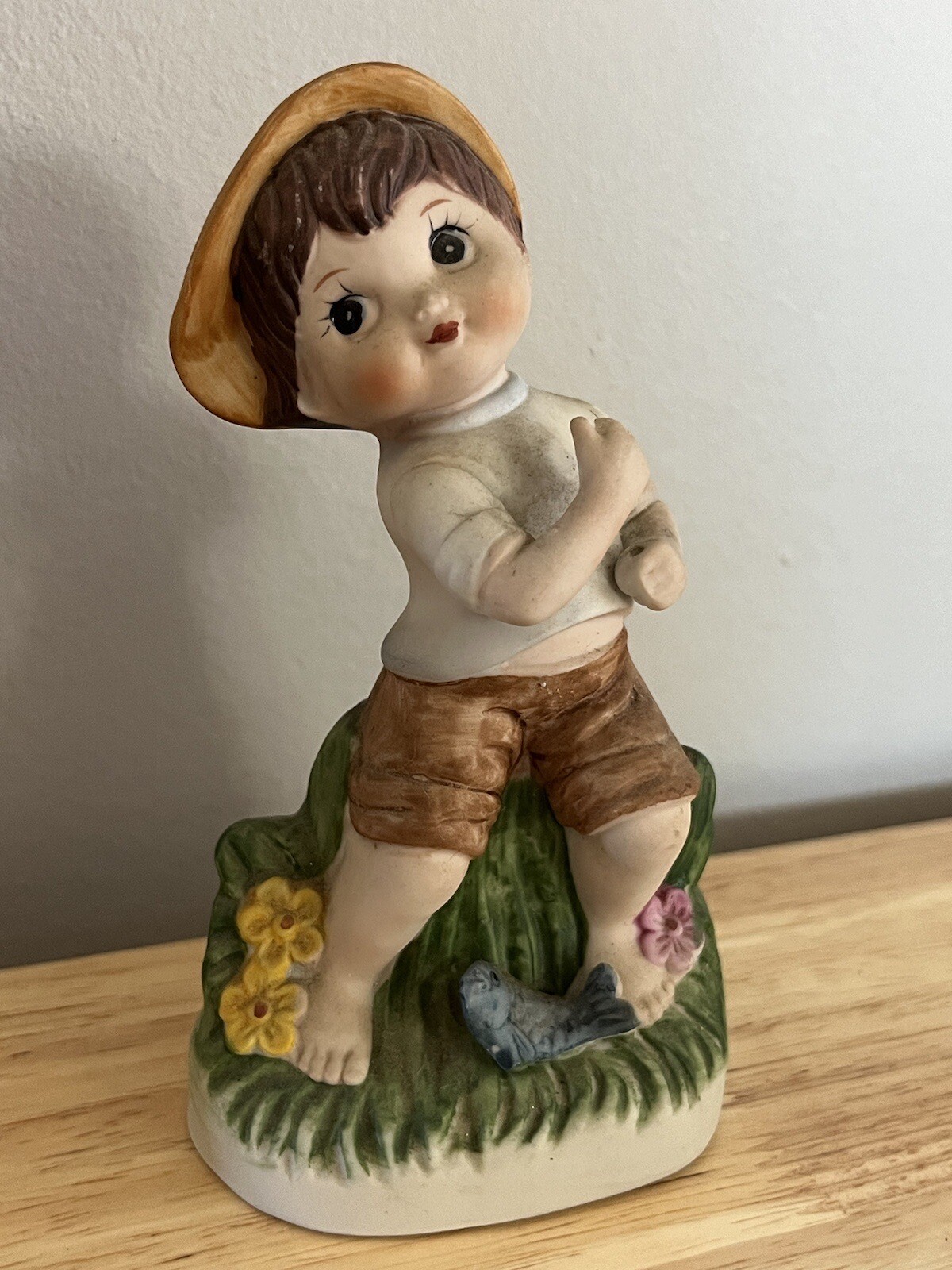 Young Boy ceramic figurine – 5″ tall