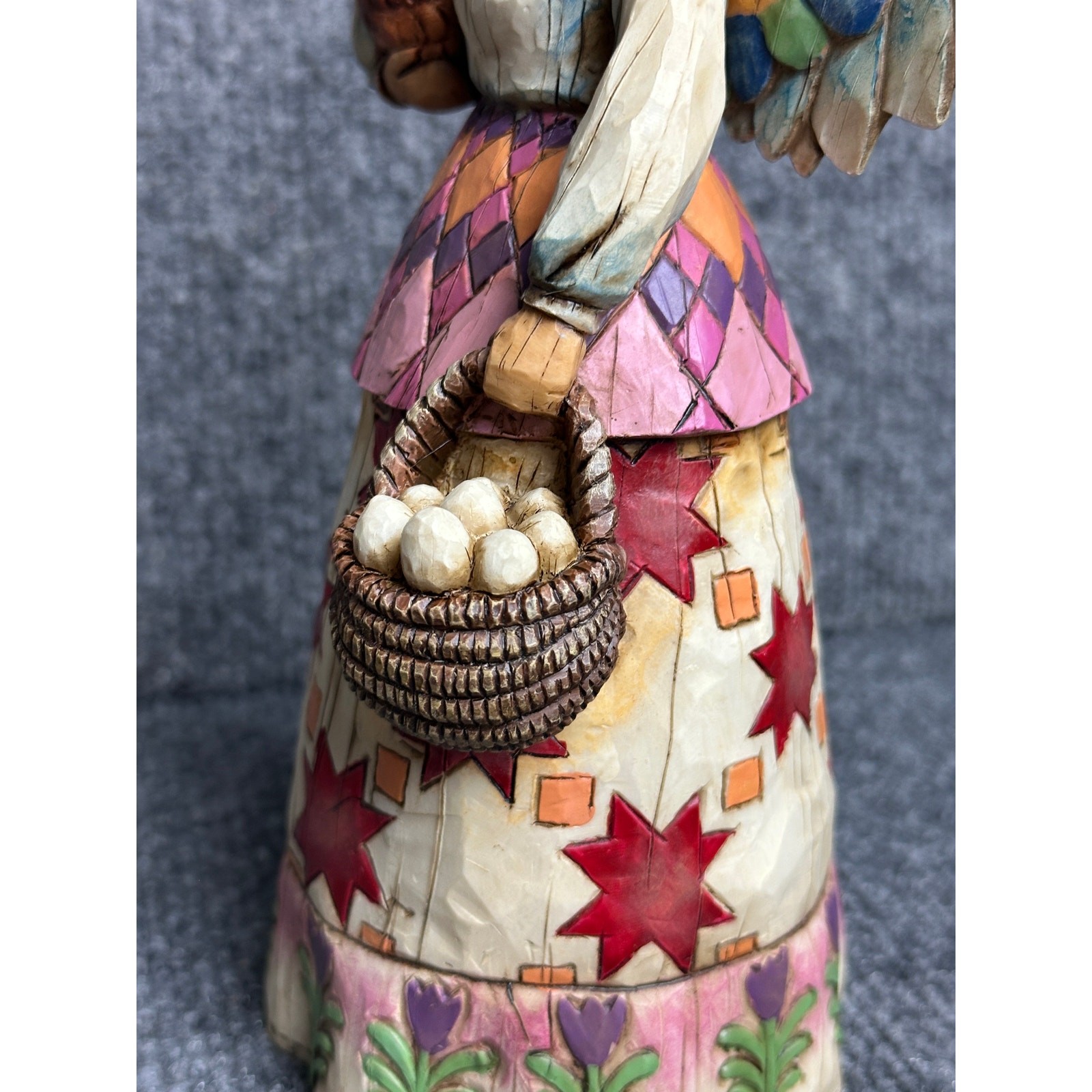 Vintage Heartwood Creek Angel of Faithfulness Jim Shore Christian Americana 8”