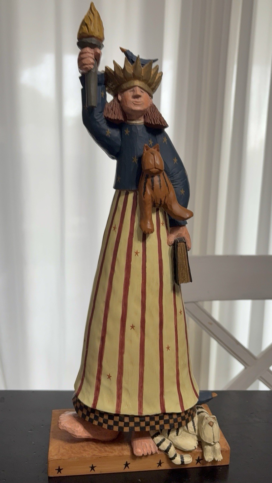 William Raye Miss Liberty figurine. WW1308. Number 2884 of 3,500