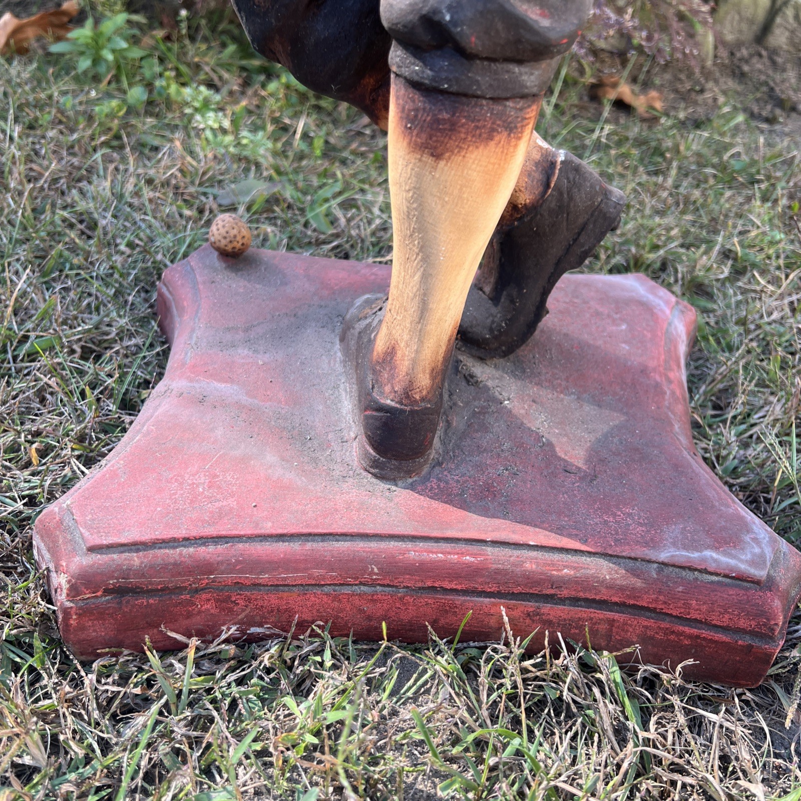 Vintage Man Golfer Statue Hand-Painted 27″ Tall. Also have matching lady golfer