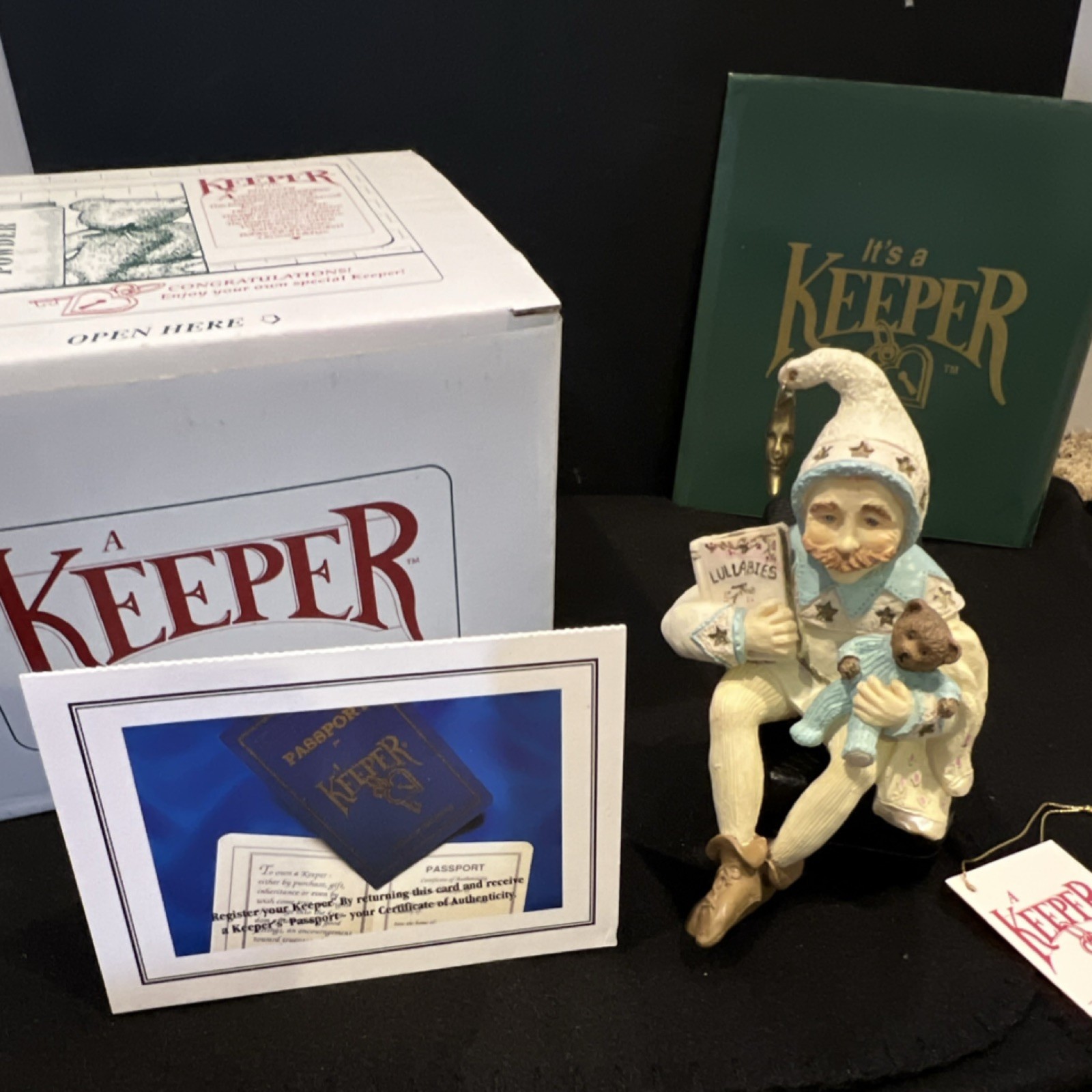 “Nursery Teddy Bear” Keeper Shenandoah Designs Figurine Boxed