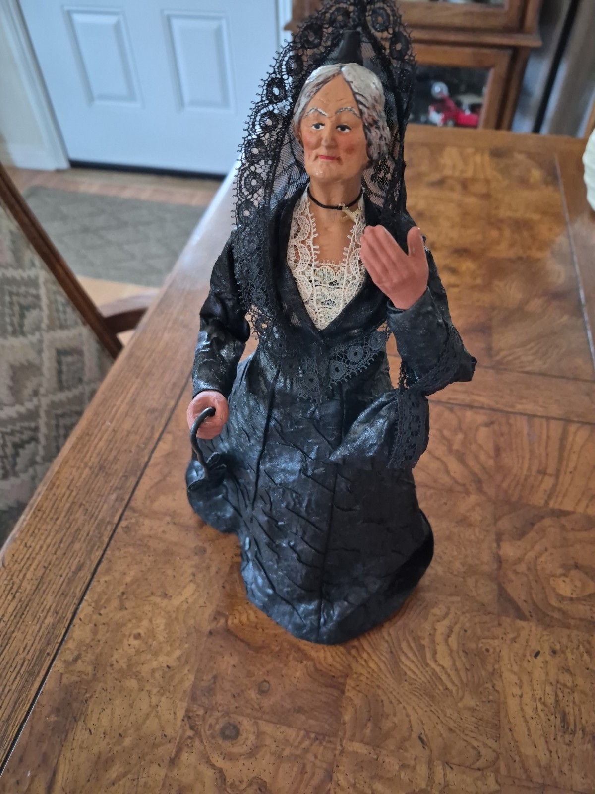 Vintage S. Jouglas Terracotta Figurine/doll Made In France
