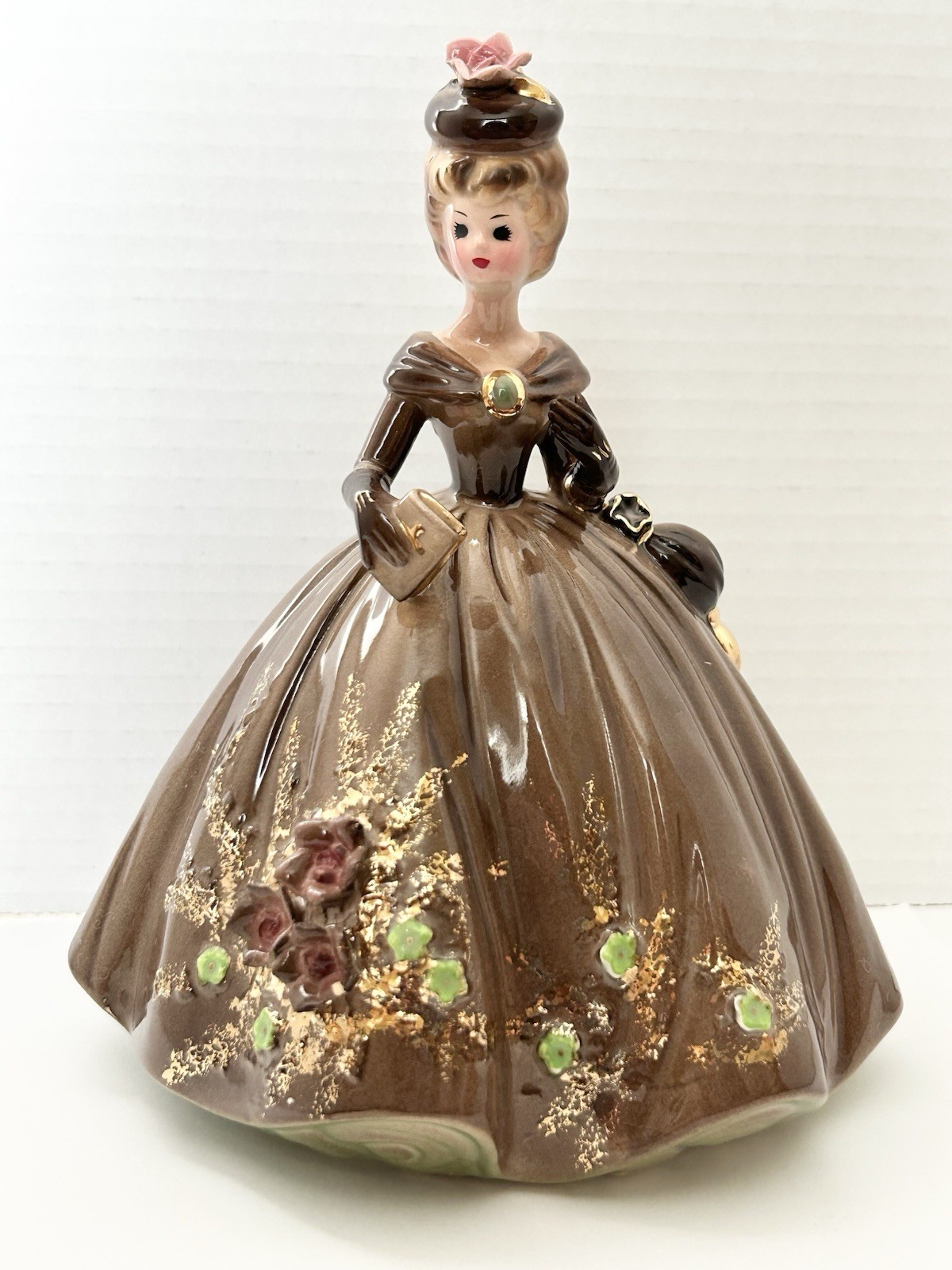 Josef Originals Girl Going To Church From A Mother’s World Series Brown Dress