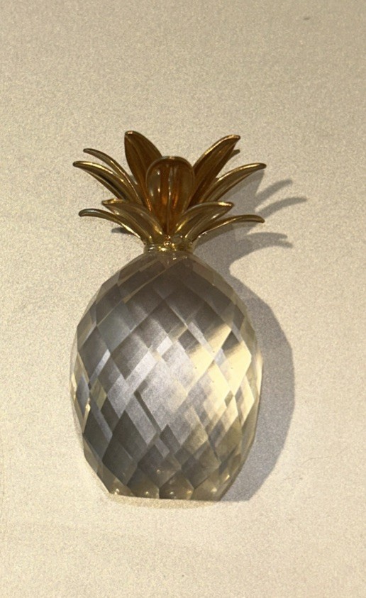 Pineapple Swarovski Crystal Small Sparkling Fruit Collection 2 1/4″