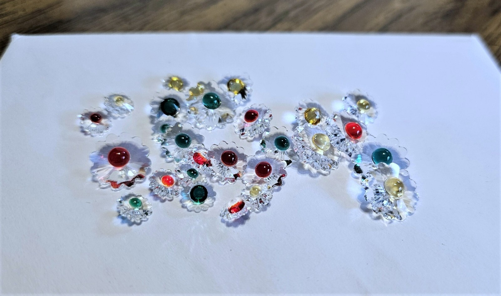 🌼Swarovski Crystal 1999 – 2001 SCS Gift, Lot of 27, MINI Daisy Flower Figurines